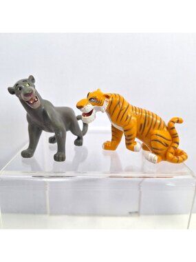 Jungle Book PVC Shere Khan And Bagheera Figure Lot Cake Topper